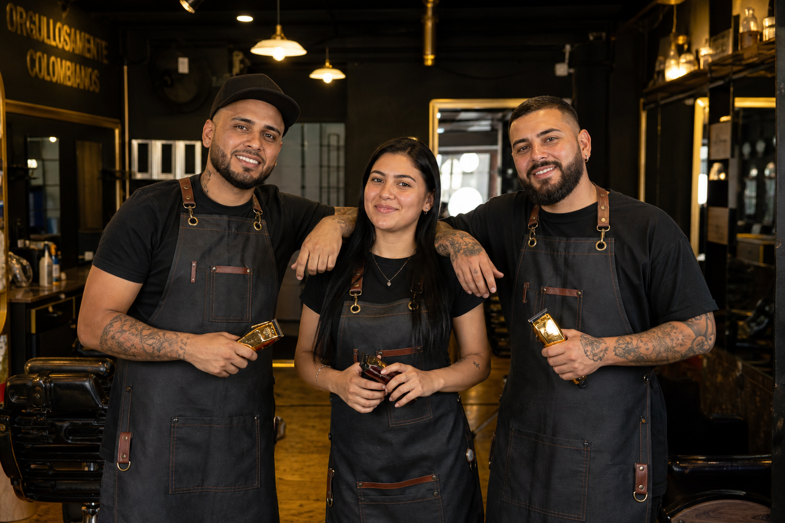 Equipo de la barbería